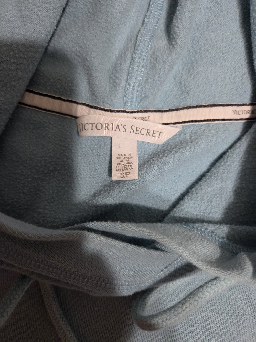 Victoria's Secret Light Blue Cozy Lounge Hoodie